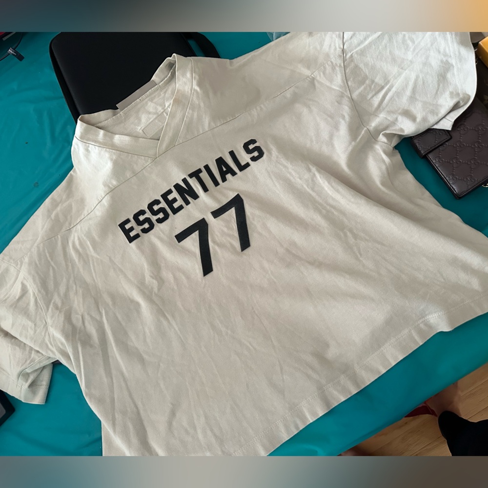Essentials football tee — authentic SOLD